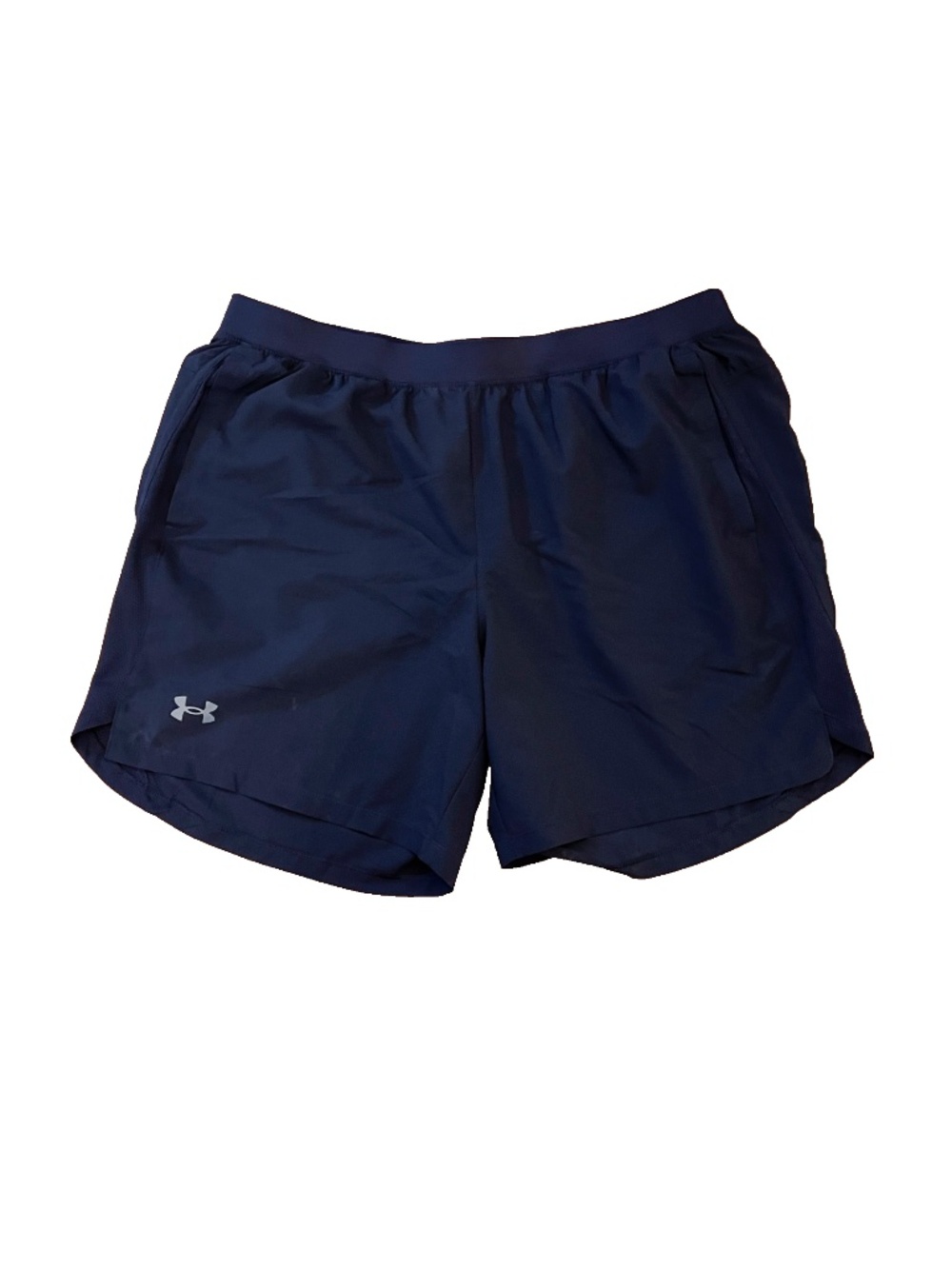 VGUC Navy Blue  Under Armour Men's Athletic Gym Shorts with Mesh Liner XXL 2XL